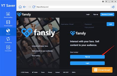 fansly downloader android|download images from fansly.